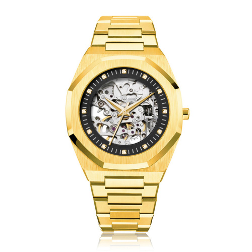 2019 New Japan Automatic Movement Men Skeleton Watch