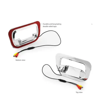 Chrome Cover for Toyota Hilux Reverse Rear View Tailgate Parking Backup Camera Trunk Handle