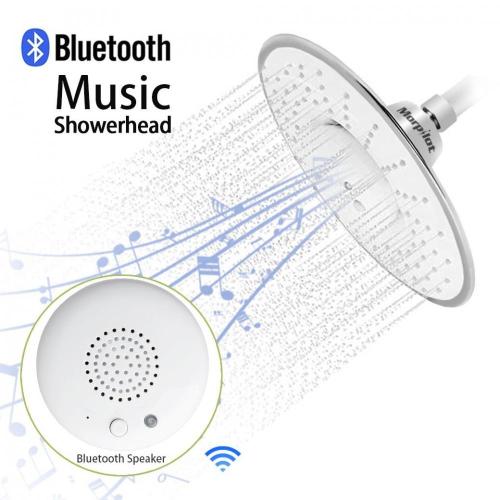 ฝักบัวเหนือศีรษะแบบเรนชาวเวอร์มัลติฟังก์ชั่นพร้อมเสียงเพลง Bluetooth