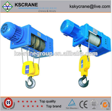 electric chain hoist with manual trolley