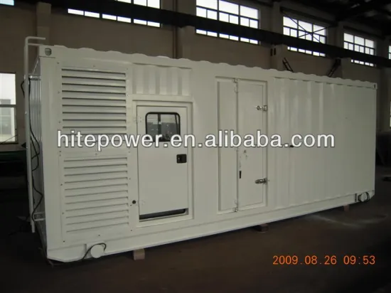 Complete sound off Reliable Operation container type generator set for sale