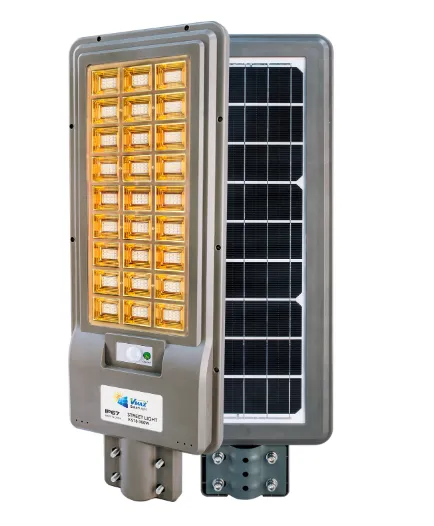 High luminous efficiency solar integrated light
