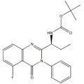 CAS 870281-85-9, IDELALISIB N - 2, (S) - terc - butil (1- (5 - fluoro - 4 - oxo - 3 - fenil - 3,4 - dihidroquinazolin - 2 - il) propil) carbaMato