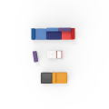 Color-Blocking Office Block Color Matching Sofa Imaginative Creative Play Sofa