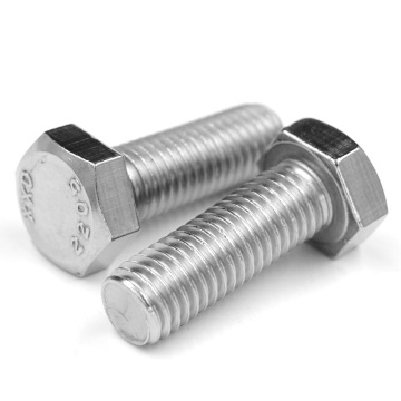 Original Factory Wholesale: Stainless Steel 304 Hexagon Head Bolts in Various Sizes