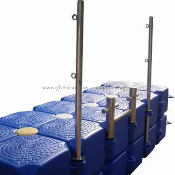Rotomolded plastic pontoon