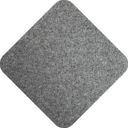 Knitted double face wool polyester blend fabric