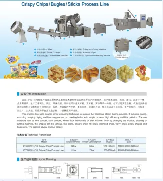 Crispy Chips/Bugles/Sticks Process Line