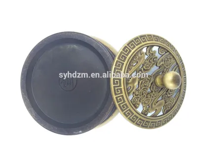 Brass incense burner indoor sandalwood mosquito coil box