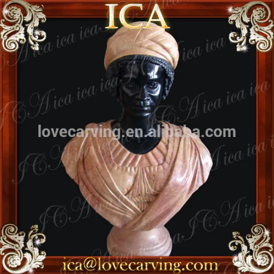 Home decoration black marble african stone carvings