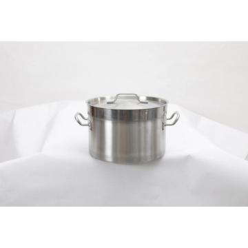 Pot stainless steel dengan pegangan pendek