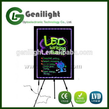 60*80cm squaread shape acrylic material animation display LED writing board