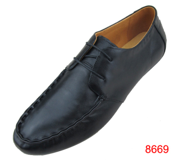 lace up wholesale men leather casual shoes from China