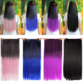 Alileader Wholesale colorati morbidi capelli lunghi una fetta 5 clip senza soluzione di continuità nell&#39;estensione dei capelli