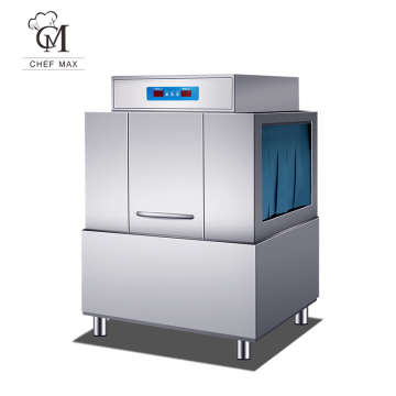 Chefmax 220 Volt Automatic Conveyor Commercial Energy Star Dishwasher for Kitchen with Dryer