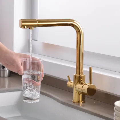 Polish Gold Pure Water Tap Purifier