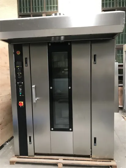 Industrial Gas Electric Rotary Oven Bakery Oven 16 Trays with Steam Function