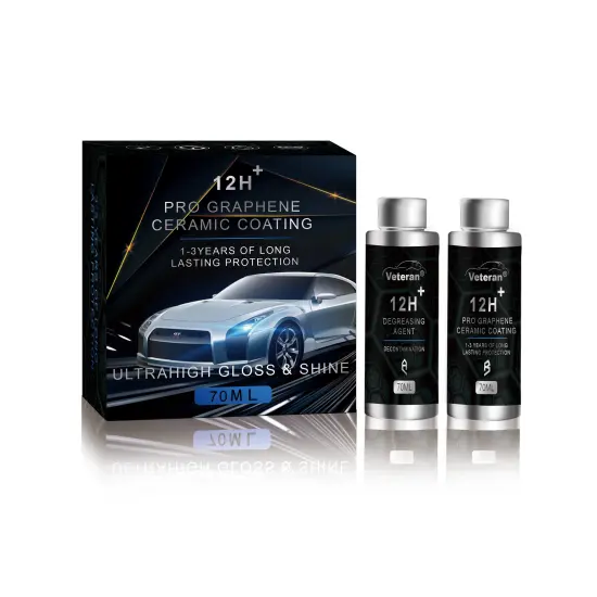 High Quality OEM 12H Pro Graphene Ceramic Coating 70ML for Car Paint Maintenance