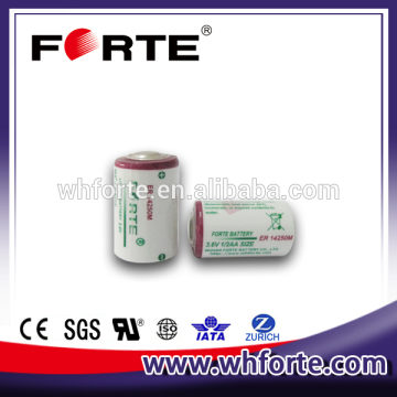 3.6V 800mah 1/2AA ER14250M