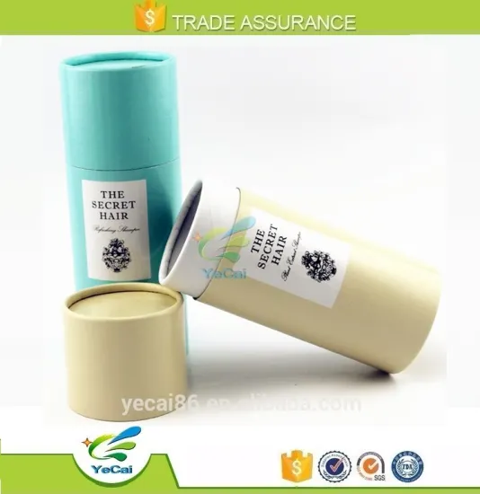 Custom sizes corrugated carton alibaba china cylinder box hair dryer with lid , candle box packaging for sale