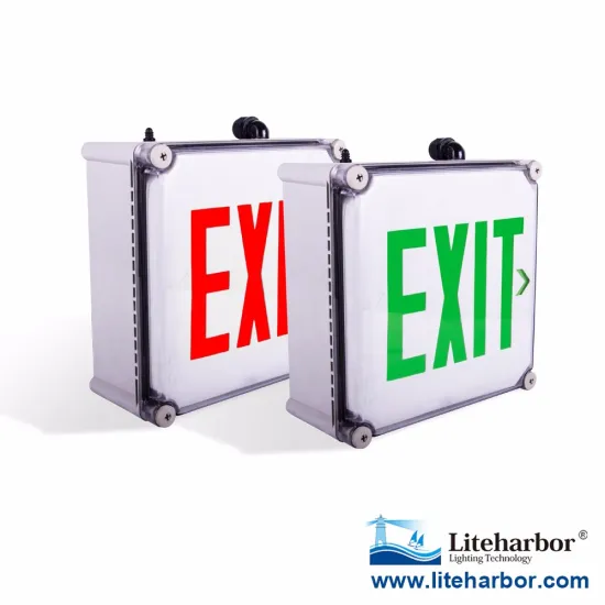 Wall Mount LED ABS Emergency Exit Housing