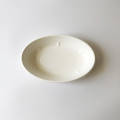 Disposable bagasse oval bowl takeaway food packaging