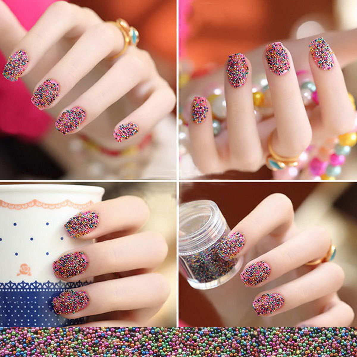 Nail Art Caviar Beads