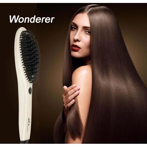 Hot Ceramic Brush for Straightens Hair