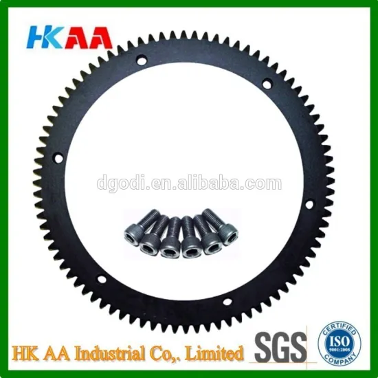 HK AA custom machining service brass / aluminum / stainless steel flywheel starter ring gear made in China