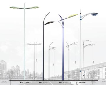 Pos lampu lengan tunggal 8m untuk dijual
