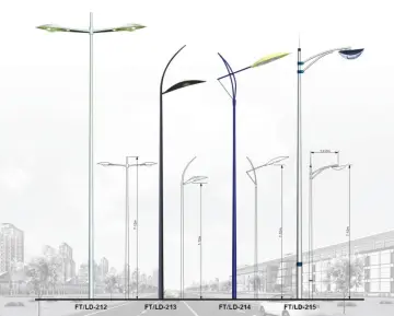 Octagonal 11M Steel Lighting Pole