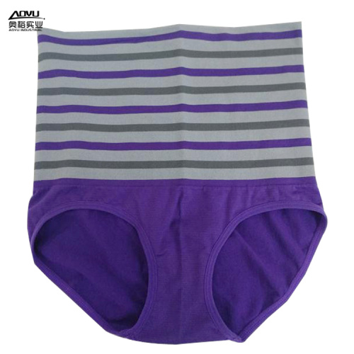 New Style Women Seamless Purple High Waist Panties