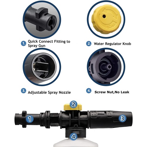 Nilfisk Gun High Pressure Snow Foam Gun Kit