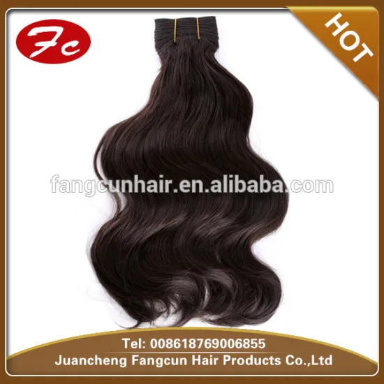 8A Grade top quality virgin Brazilian human hair weaving Natural color and natural wavy