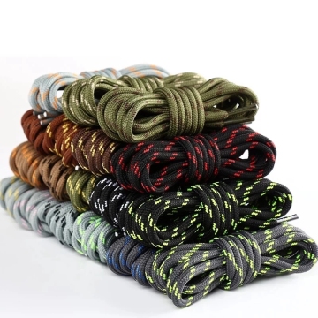 1Pair Round Shoelaces for Outdoor Hiking and Sports Shoes in Lengths 100/120/140/160CM