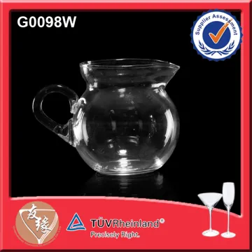 Round Clear Tea Sets 265ML Tea Cups Vintage