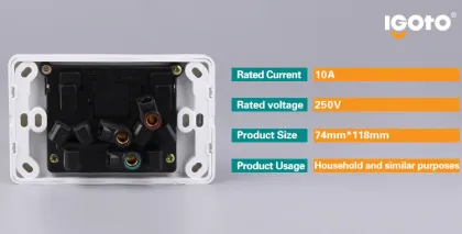 Wall switch and socket