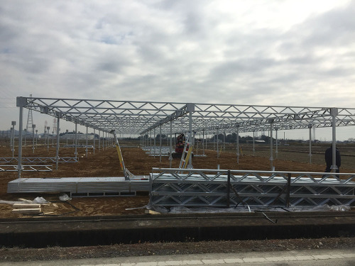 Cấu trúc gắn năng lượng mặt trời cho nông nghiệp trang trại năng lượng mặt trời