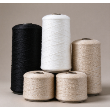 Fio fiado de viscose de poliéster reciclado macio