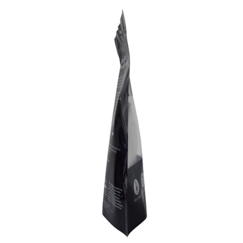 Lamineret aluminiumsfolie Matte sorte plastiske skjorteposer