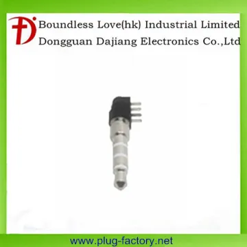 Dajiang 3.5mm audio jack PCB mount nickle plated