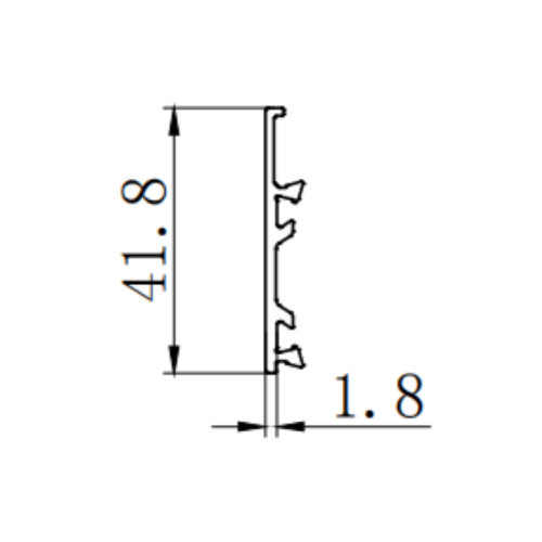 Extrusionsformen mit kaputten Brückenfenstern