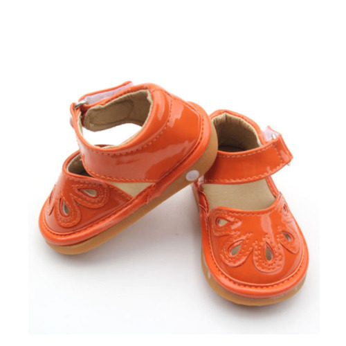 New Fashion Gold Kids Squeaky Zapatos