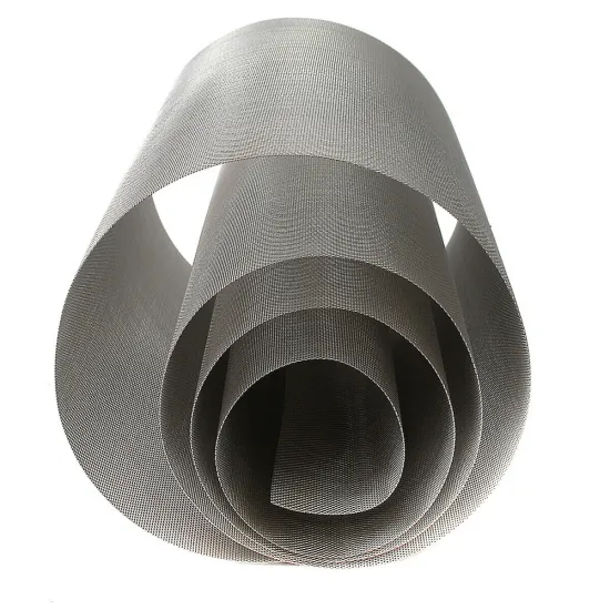 Titanium and Stainless Steel Wire Mesh: 50 Micron Woven Mesh Materials