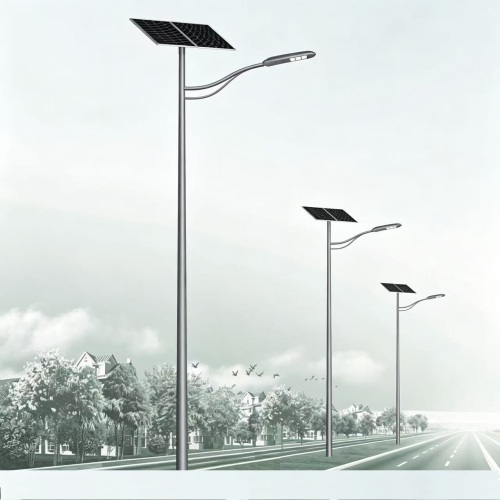 solar panel light poles