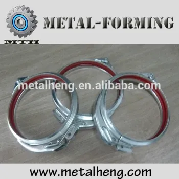 high quality 100mm rapid lock with rubber for flange