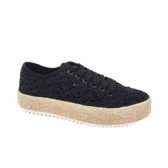 High Quality Women's Canvas Espadrille Platform Casual Sneakers