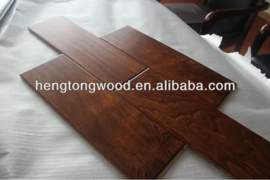 Artisan hand scraped birch Engineered Flooring