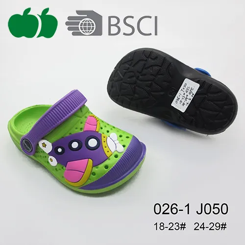 Hot Selling New Cute Style Plastic Eva Kids Clog