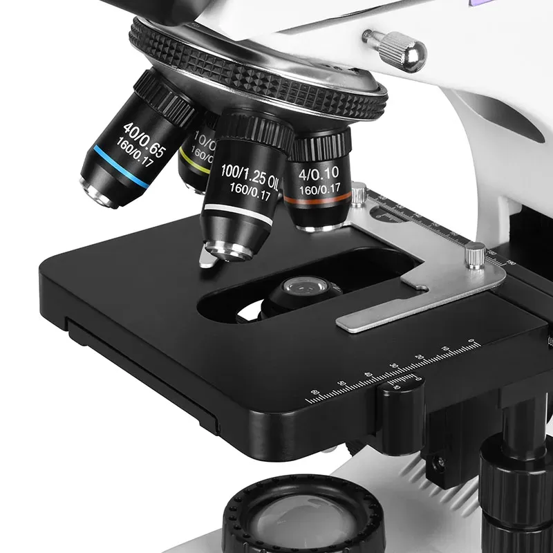Binocular LED 40X-2000X Medical Biological Microscope